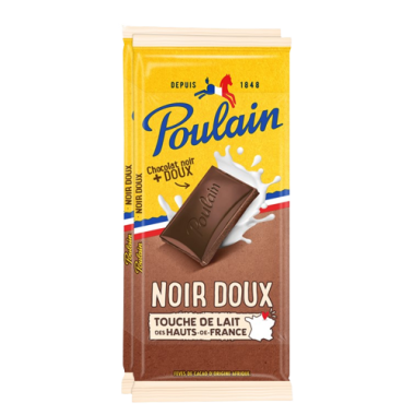 Tablette Chocolat Noir Doux - Poulain